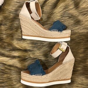 See by Chloé Glyn Espadrille in Medium Blue